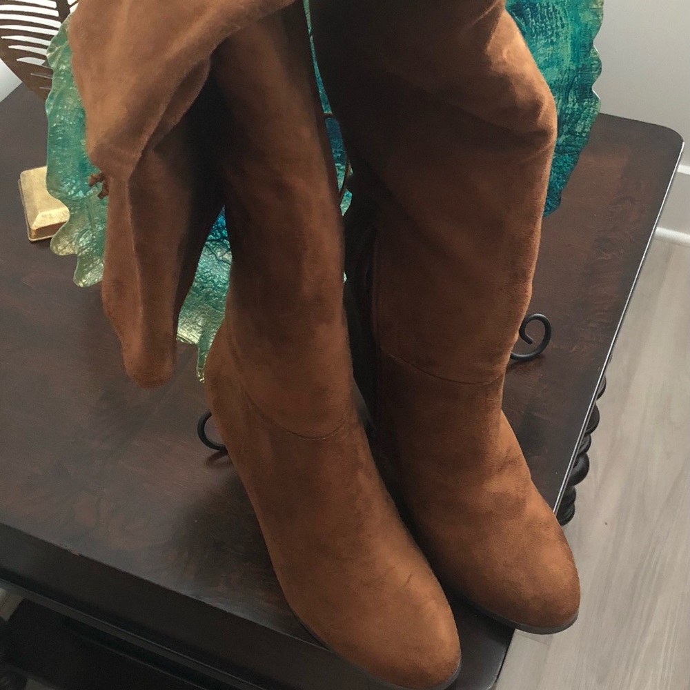 Over the knee-Microsuede Boot